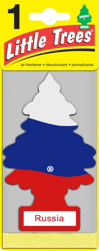 Ароматизатор воздуха "Елочка" (Российский флаг)  "Littie Trees" (1/24)