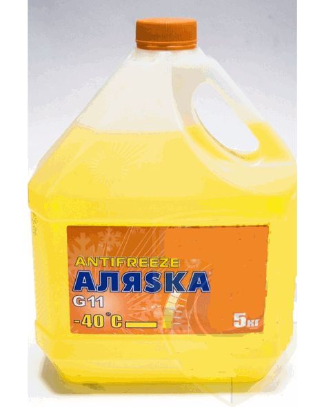 Антифриз АЛЯСКА -40 YELLOW (желтый) 5 кг  (1/4)
