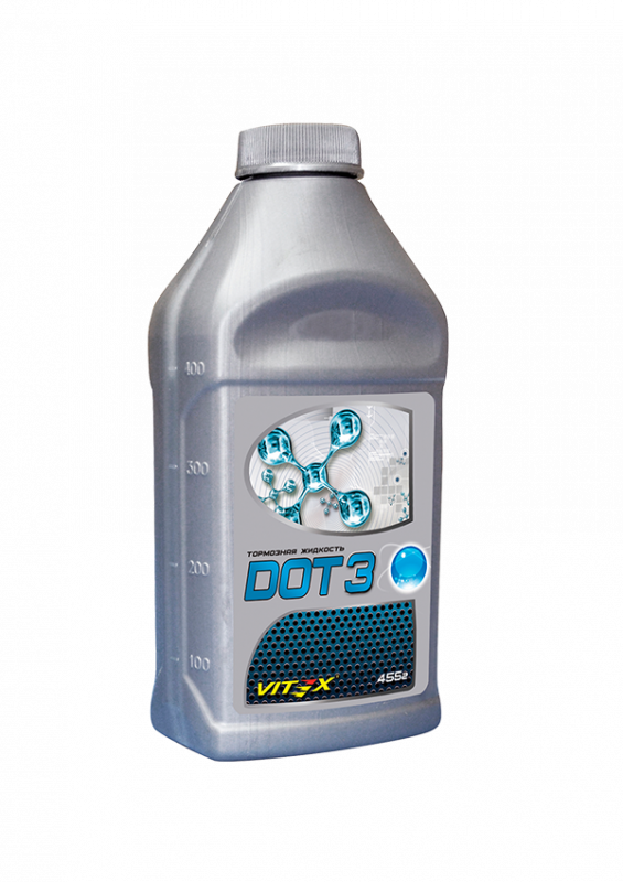Тормозная жидкость Vitex DOT-3  455 гр  (1/25) 