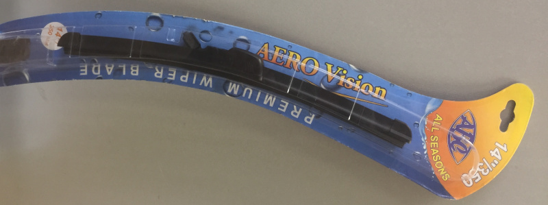 Щетка стеклоочистителя бескаркасная (блистер) "АВС" AERO Vision  16/400мм  