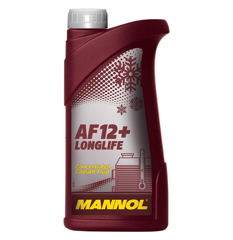 Антифриз MANNOL Antifreeze AF12+ Longlife красный 1л (1/20)