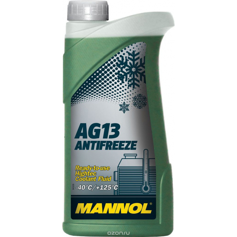 Антифриз MANNOL Antifreeze AG13 Hightec зеленый 1л (1/20)