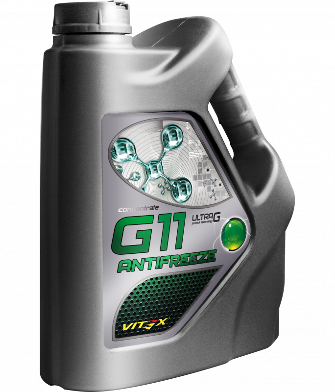 Антифриз VITEX ULTRA G11 (зелёный) 10 кг  (1/2)      Спец-Цена с 07.02.22. !!!