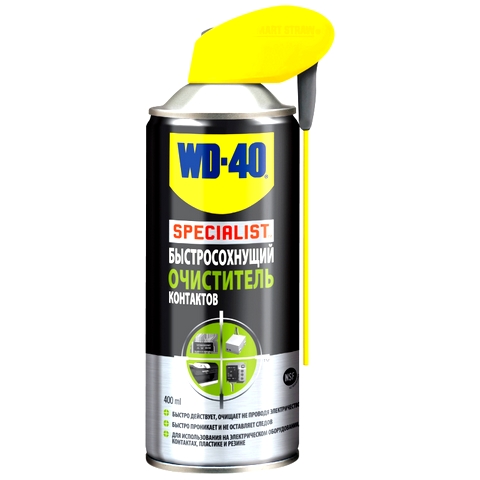 WD-40 SPECIALIST очиститель контактов 400мл (1/12) 