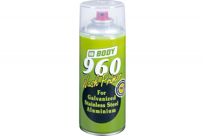 BODY  Грунт 960 2К WASH PRIMER  кислотный (аэрозоль/прозр.) 0,4л (1/6)