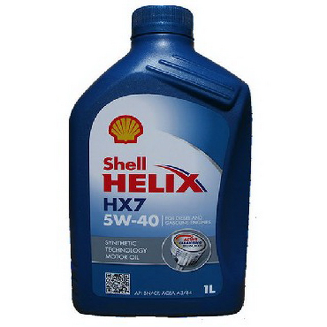 SHELL Helix HX7  5/40 п/с 1л  (1/12)