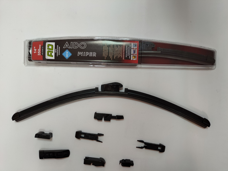 Щетка стеклоочистителя бескаркасная AIDO WIPER BLADE (блистер) 14 /350мм 