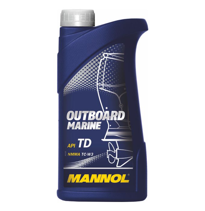 MANNOL  2-ТАКТ OUTBOARD  Marine (для лодочн. моторов)(п/синт)  1л   (1/20) 7207