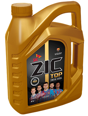 ZIC масло мотор. TOP 5/40 SP (синтетика PAO 100%)  4л (1/4)