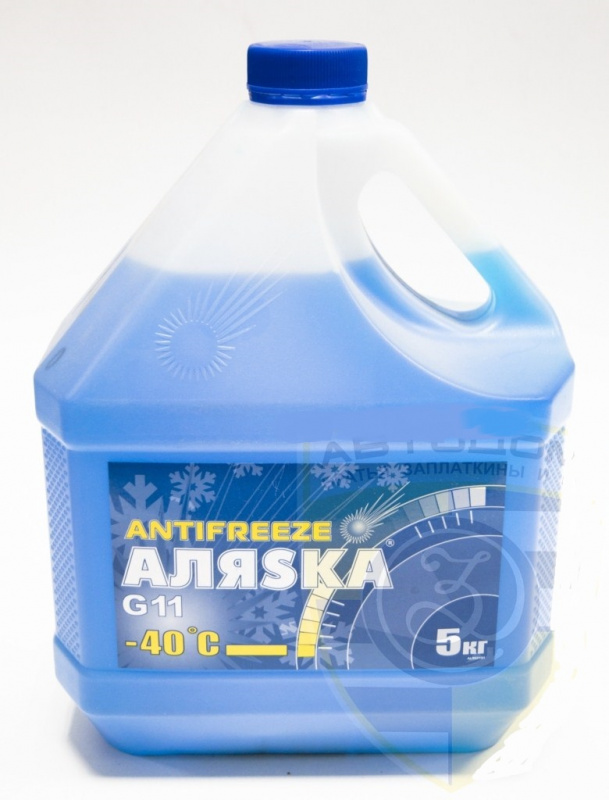 Антифриз АЛЯСКА -40 BLUE (синий) 5 кг  (1/4)