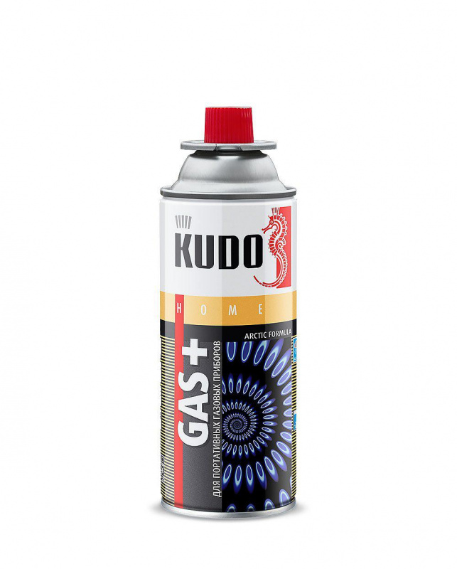 Газовый баллон универсальный "KUDO"  520мл (1/12) 