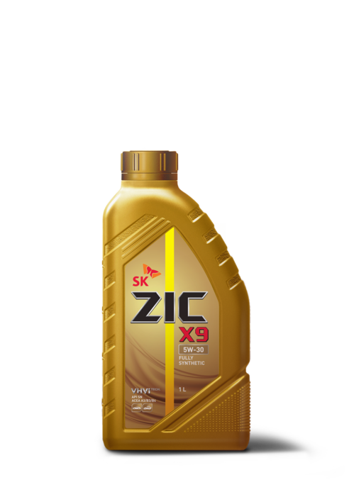 ZIC масло мотор. X9 5/30 SL (полная синтетика)   1л  (1/12)