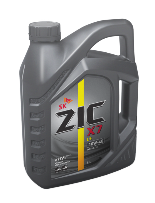 ZIC масло мотор. X7 LS 10/40 SN/CF (синтетика)   4л   (1/4)