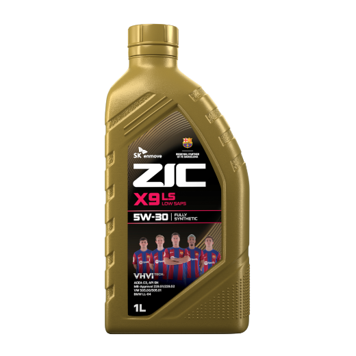 ZIC масло мотор. X9 LS 5/30  SN (полная синтетика)   1л  (1/12)