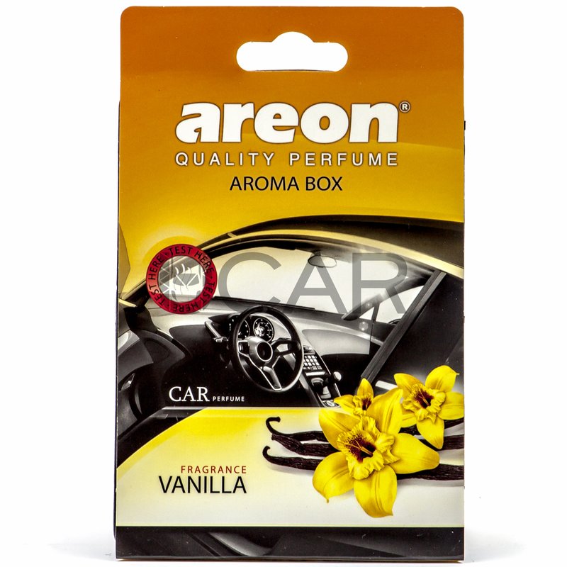 Ароматизатор (гелевый под сиденье) AREON AROMA BOX Vanilla/Ваниль