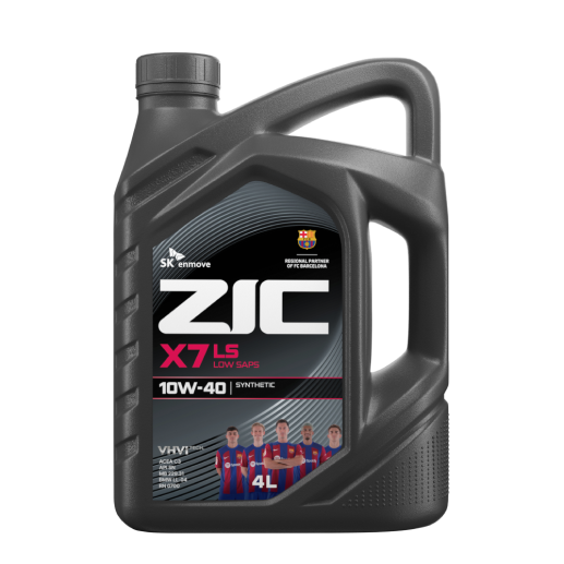 ZIC масло мотор. X7 LS 10/40 SN (синтетика)   4л   (1/4)