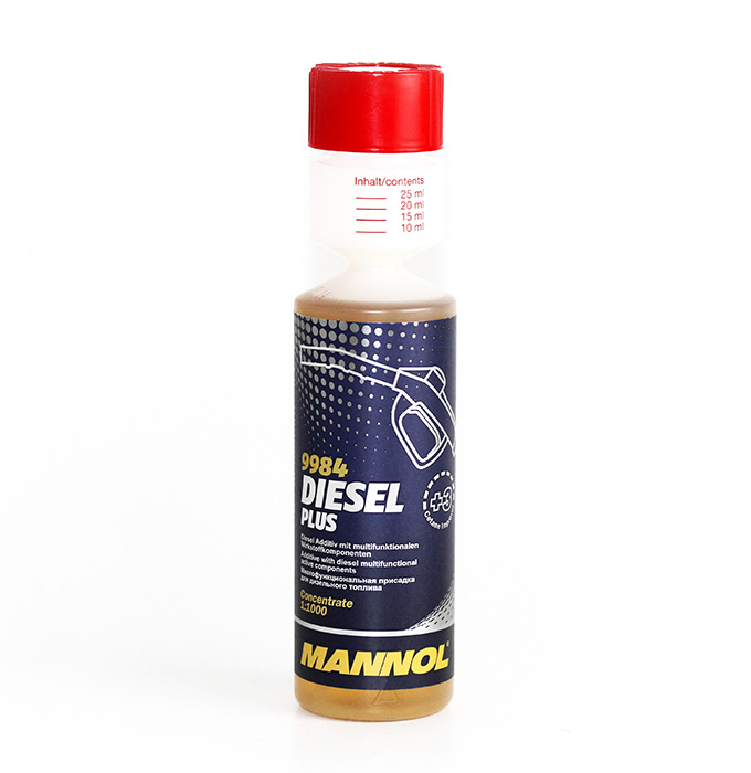 Присадка в топливо дизель  "  Diesel Plus" 250мл "MANNOL" (9984) (1/24)