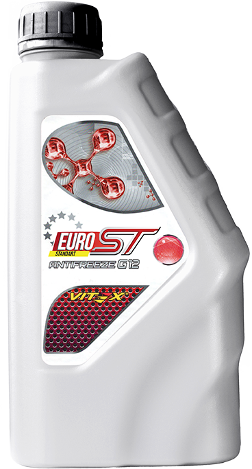 Антифриз VITEX  G12  EURO STANDART  (красный)  1 кг  (1/15) 