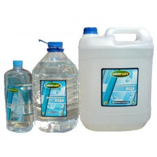 Вода дистиллированная  1л  OIL RIGHT   (1/8)
