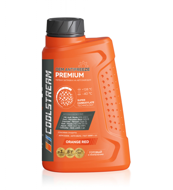 Антифриз COOL STREAM Premium  40 (оранжевый)  1кг (1/9)