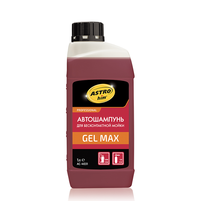 Автошампунь для бесконтактной мойки  "GEL MAX" "Астрохим"   1л  