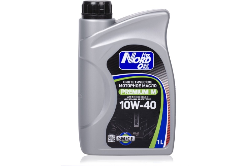NORD OIL Масло моторное  Premium М  10W-40 SM/CF 1л (1/18) синтетика