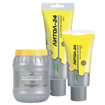 Смазка  Литол-24  OIL RIGHT  250гр (туба) (1/15)