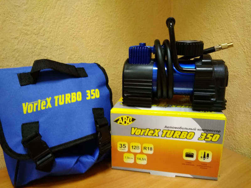 Компрессор VorteX TURBO 350 12V (35 л/мин)  "ABC"