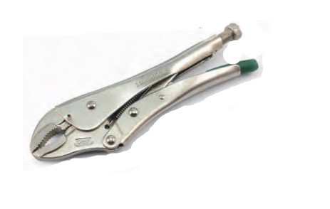 Клещи-зажимы с фиксацией и полукруглым захватом 225мм  "AEROFORCE" 