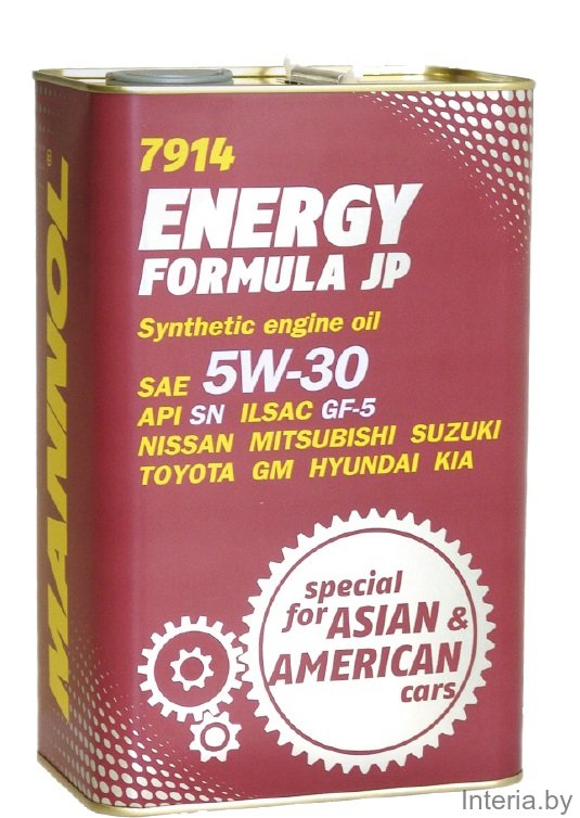MANNOL  Energy Formula JP  5/30  (синт)(металл упак)  4л   (1/4)