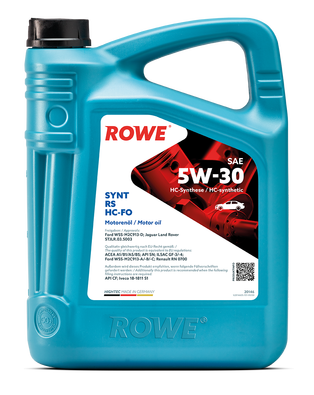 ROWE HIGHTEC SYNT RS HC-FO 5W-30 (SN/CF, А5/В5) синт. 5л (1/4)