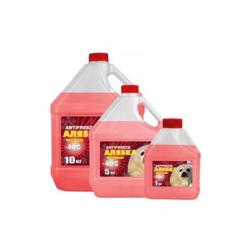 Антифриз АЛЯСКА -40 RED (красный)  5 кг  (1/4)