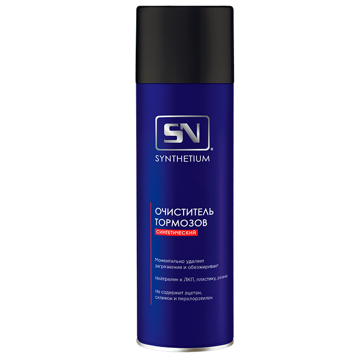Очиститель тормозов (аэрозоль) 650мл SYNTHETIUM  (1/12)  