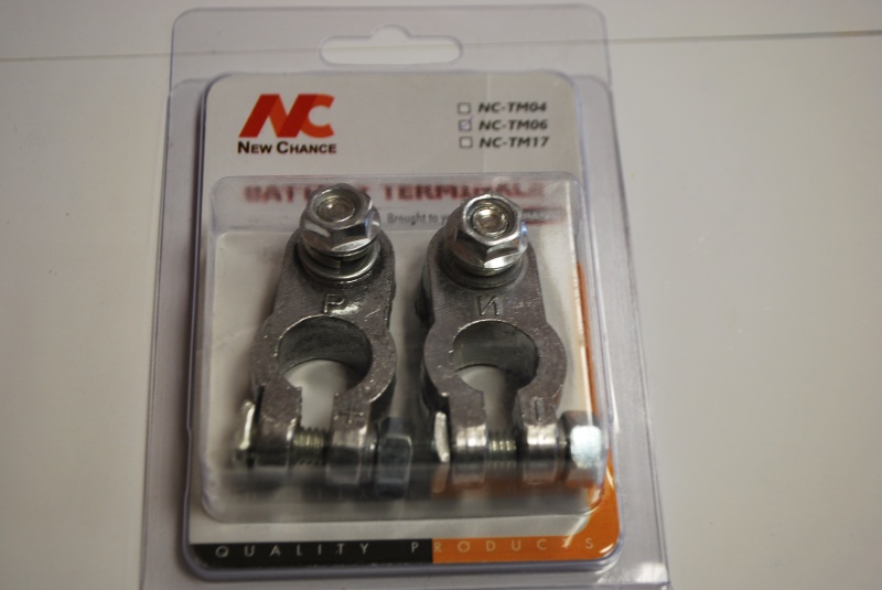 Клемма АКБ "+" и "-" алюм. сплав пролированные NC