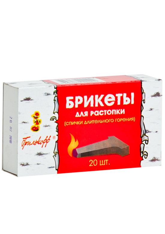 Брикет для растопки (20шт/1) "Grillkoff"  )))