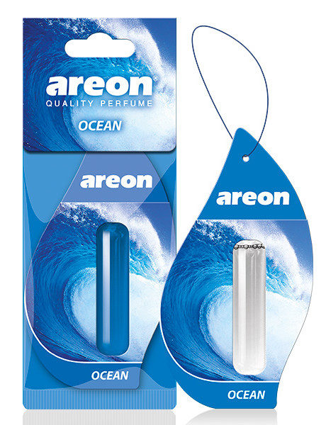 Ароматизатор подвесной (гелевый) AREON REFRESHMENT LIQUID 5мл Ocean/Океан