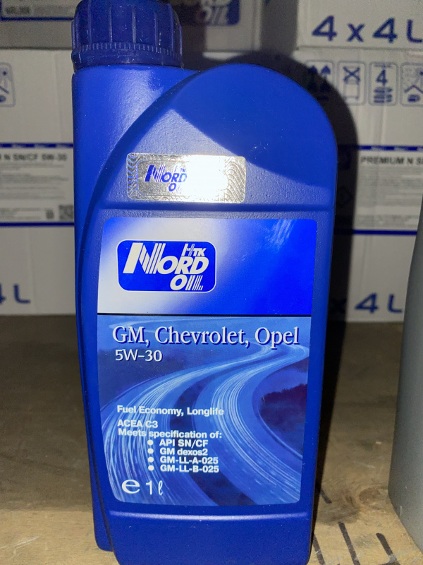 NORD OIL Масло моторное  Specific Line 5W-30 CHEVROLET, OPEL, GM. 1л