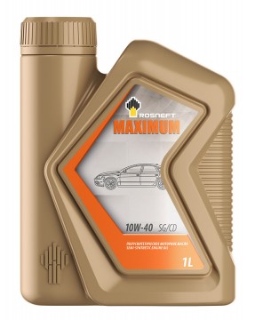 ROSNEFT Maximum 10/40 SG/CD (п/синт)  1л  (1/12)