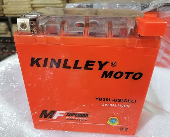 АКБ "KINLLEY MOTO"  12V/ 30 a/h 300A  (165*125*175) (GEL)