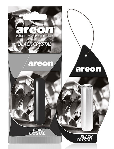 Ароматизатор подвесной (гелевый) AREON REFRESHMENT LIQUID 5мл Black Crystal/Черный кристалл