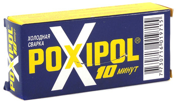 Холодная сварка под металл "POXIPOL" (2 тюбика) 14мл (1/6)