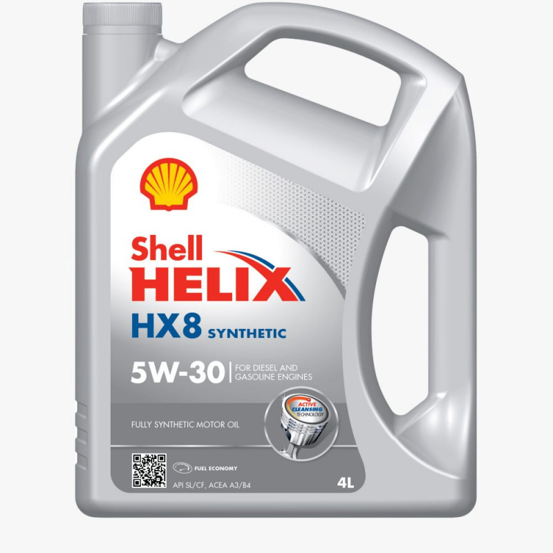 SHELL Helix HX8  5/30 (синт) 4л  (1/4)    