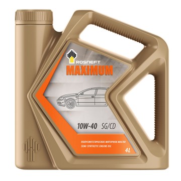 ROSNEFT Maximum 10/40 SG/CD (п/синт)  4л  (1/4)