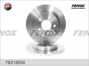 Диск тормозной задний, Ford Focus II, C-MAX 265мм, (2шт. в уп.) FENOX
