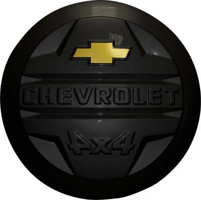 Защита запасного колеса CHEVROLET NIVA с эмблемой (некраш.)