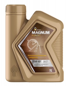 ROSNEFT Magnum Runtec  10/40 SN/CF (синт)  1л  (1/12) )))