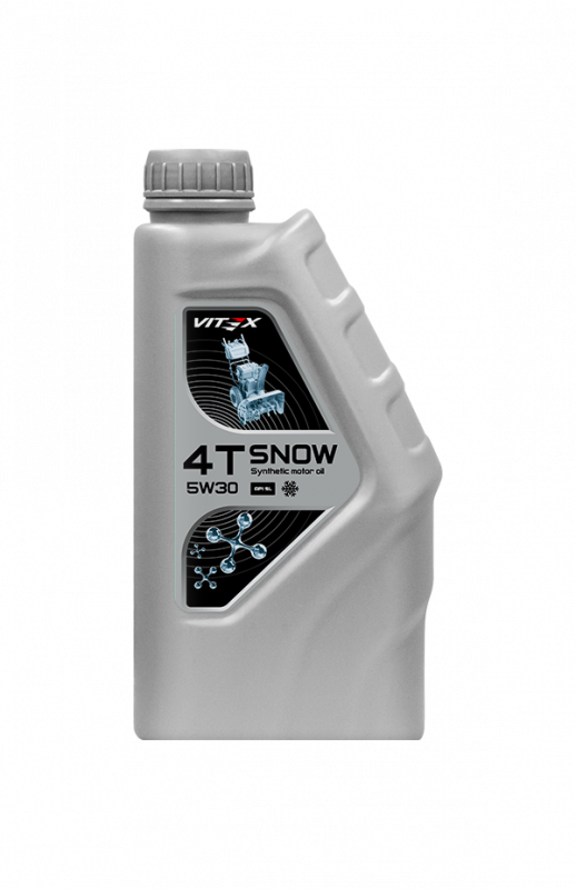 VITEX  масло моторное для четырехтактных двигателей Snow 4T 5W30 (синт) 1л (1/15)