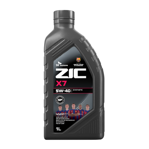 ZIC масло мотор. X7 5/40 SP ( синтетика)  1л  (1/12)   
