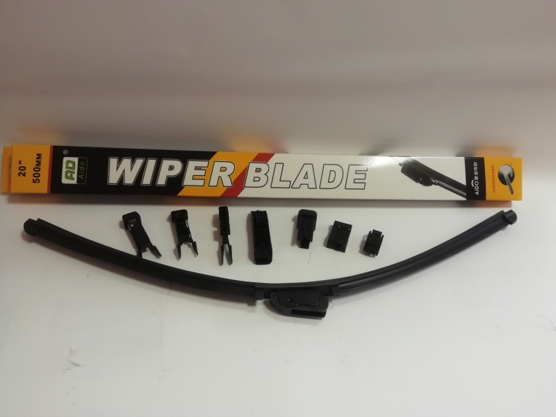 Щетка стеклоочистителя бескаркасная AIDO WIPER BLADE (картоная кор.) 20 /500мм 