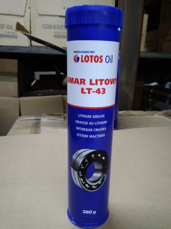 Смазка  LOTOS GREASE LT-43 (туба/катридж) 360 гр (1/12)